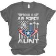 Proud US Air Force Aunt Flag Air Force Graduation Aunt Tee Unisex Jersey T-Shirt