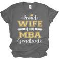 Proud Wife Of 2023 Class MBA Graduate Family Graduation Unisex Jersey T-Shirt