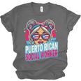 Puerto Rican Latina Social Worker MSW Masters Graduation Unisex Jersey T-Shirt