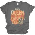 Queen Associate Degree Afrocentric GraduationShirt Unisex Jersey T-Shirt