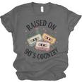 Raised On 90's Country Music Lover Nostalgia Retro Vibe Unisex Jersey T-Shirt
