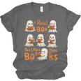 Read Boo KS Read More Bo KS Cute Ghost Reading Book Unisex Jersey T-Shirt