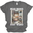 Read Books Stay Weird Book Lover Introvert Book Unisex Jersey T-Shirt Read Books Stay Weird Book Lover Introvert Book Unisex Jersey T-Shirt