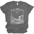 Read In Peace Skeleton Reading Book Halloween Bookish Unisex Jersey T-Shirt