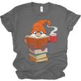 Reading Lover Book Graphic Gnome Unisex Jersey T-Shirt
