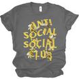 Retro Anti Social Club Bees Introvert Women Men Unisex Jersey T-Shirt