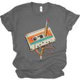 Retro Cassette Tape & Pencil Rewind Nostalgia Party 80s 90s Unisex Jersey T-Shirt