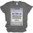 Retro Computer Dialog Box 90s Desktop Interface Nostalgia Unisex Jersey T-Shirt