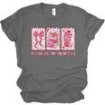 Retro Coquette Bow All Booked For Valentines Book Lover Cute Unisex Jersey T-Shirt