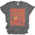 Retro Fast Food Nostalgia Vintage Diner Fries Shakes Burgers Unisex Jersey T-Shirt