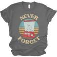 Retro Gaming Never Forget Nostalgia Vintage Unisex Jersey T-Shirt