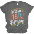 Retro It's My 18th Birthday Boho Nostalgia Women Kids Unisex Jersey T-Shirt Retro It's My 18th Birthday Boho Nostalgia Women Kids Unisex Jersey T-Shirt