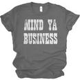 Retro Mind Ya Business Vintage Love Privacy Introvert Unisex Jersey T-Shirt Retro Mind Ya Business Vintage Love Privacy Introvert Unisex Jersey T-Shirt