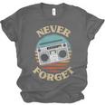 Retro Radio Never Forget Nostalgia Vintage Unisex Jersey T-Shirt