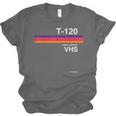 Retro VHS Tape Graphics 80s 90s Nostalgia Costume Unisex Jersey T-Shirt