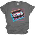 Retro VHS Vaporwave Video Cassette Nostalgia Geek Chic Unisex Jersey T-Shirt