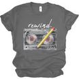 Rewind Cassette Tape Nostalgia 80s 90s Retro Music Lover Unisex Jersey T-Shirt