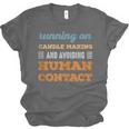 Running On Candle Making Social Introvert Humor Vintage Unisex Jersey T-Shirt Running On Candle Making Social Introvert Humor Vintage Unisex Jersey T-Shirt