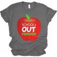 School Is Out Forever Graduation Humor Unisex Jersey T-Shirt
