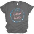 School Nurse Cute Adult Graduation Tshirt Nurses Fun Unisex Jersey T-Shirt