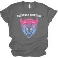 Secretly Bisexual Bi Introvert Bi Pride Antisocial LGBTQ Unisex Jersey T-Shirt