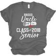 Senior 2018 Graduate Shirt Graduation College Retro Style Unisex Jersey T-Shirt