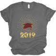 Senior 2019 Graduation Shirt Burgundy Gold Class Colors G23 Unisex Jersey T-Shirt