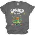 Senior 2025 Graduation Caterpillar For Kids Cute Coquette Unisex Jersey T-Shirt