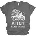 Senior Cheerleader Aunt Cheer Class Of 2026 Graduation Women Unisex Jersey T-Shirt
