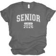 Senior Class Of 2026 Graduation Varsity Arched Letters Unisex Jersey T-Shirt