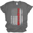 Senior Class Of 2026 Patriotic American USA Flag Graduation Unisex Jersey T-Shirt