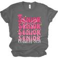 Senior Class Of 2026 Pink Coquette Bow Graduation 2026 Unisex Jersey T-Shirt