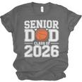 Senior Dad Class Of 2026 Cute Basketball Dad Graduation 2026 Unisex Jersey T-Shirt