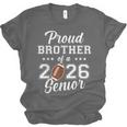 Senior Football Brother Class Of 2026 Graduation Graduate Unisex Jersey T-Shirt
