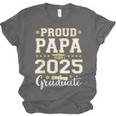 Senior Graduation Proud Papa 2025 Graduate Class Matching Unisex Jersey T-Shirt