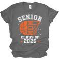 Senior Mom Class Of 2026 Basketball Graduation Unisex Jersey T-Shirt