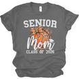 Senior Mom Class Of 2026 Coquette Bow Basketball Graduation Unisex Jersey T-Shirt