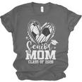 Senior Mom Class Of 2026 Soccer Graduation Heart Unisex Jersey T-Shirt