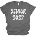 Senior Retro Class Of 2027 Graduation High School College Unisex Jersey T-Shirt