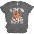 Senior Sister Class Of 2026 Coquette Basketball Graduation Unisex Jersey T-Shirt