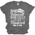 She Believed She Could So She Mastered It Graduation 2023 Unisex Jersey T-Shirt
