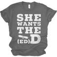 She Wants The EdD Graduation Doctorate EdD Graduate Unisex Jersey T-Shirt