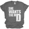She Wants The MD Shirt Medical Graduation Doctor Unisex Jersey T-Shirt
