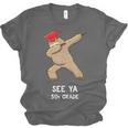 Sloth Dabbing 5th Grade Graduation Shirt Fifth Grade Grad Unisex Jersey T-Shirt