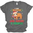 Sloth For Sloth Lover Men Women Kids Introverts Unisex Jersey T-Shirt