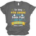So Long 4th Grade Graduation 2025 School 5th Grade Here Come Unisex Jersey T-Shirt