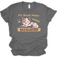 Social Meter Recharge Social Meter For Introverts Unisex Jersey T-Shirt Social Meter Recharge Social Meter For Introverts Unisex Jersey T-Shirt