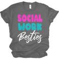 Social Worker Work Coworkers Best Friend Graduation MSW Unisex Jersey T-Shirt