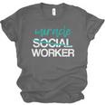 Social Worker Work Month MSW Graduation Masters Unisex Jersey T-Shirt