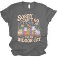 Sorry I Cant Go Im An Indoor Cat Cat Owners Introverts Unisex Jersey T-Shirt